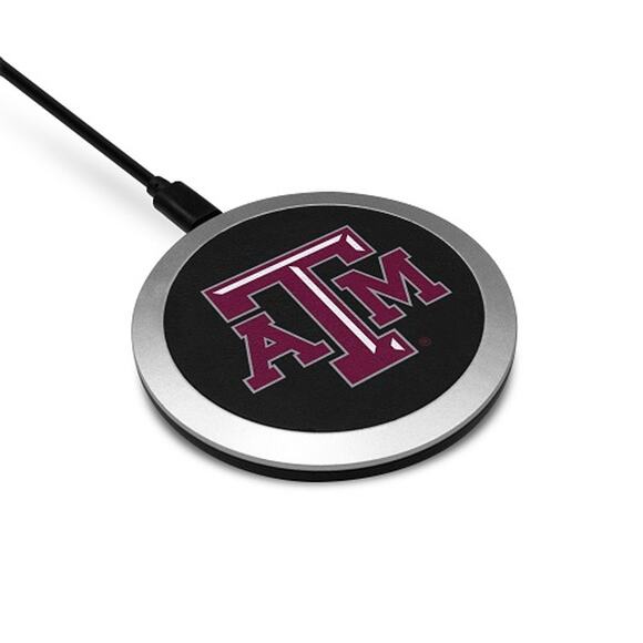 NCAA Texas A&M Aggies Wireless Charging Pad Iphone Team Logo Nokia - Picture 1 of 3